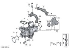 Турбонагнетатель со смазкой