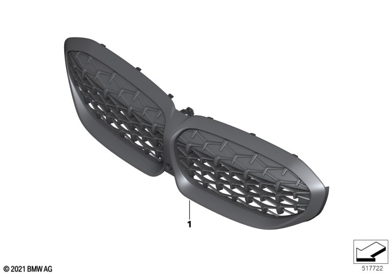 Передняя декоративная решетка G20