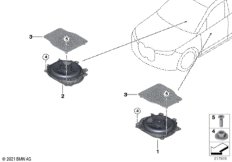 Детали центрального НЧ-динамика