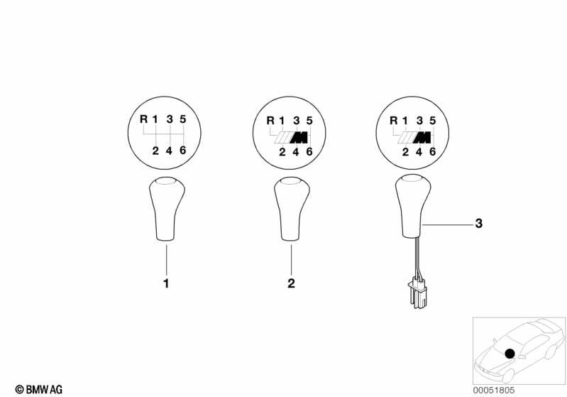 Индивид.головки рычага ПП дерево 6-ступ.