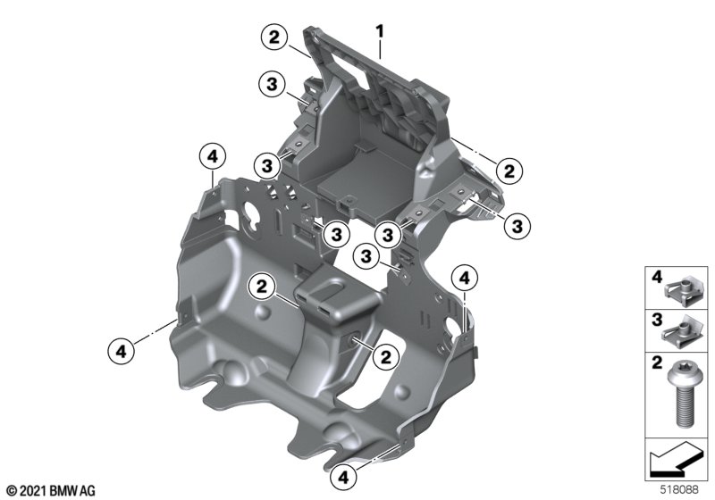 Передний кронштейн