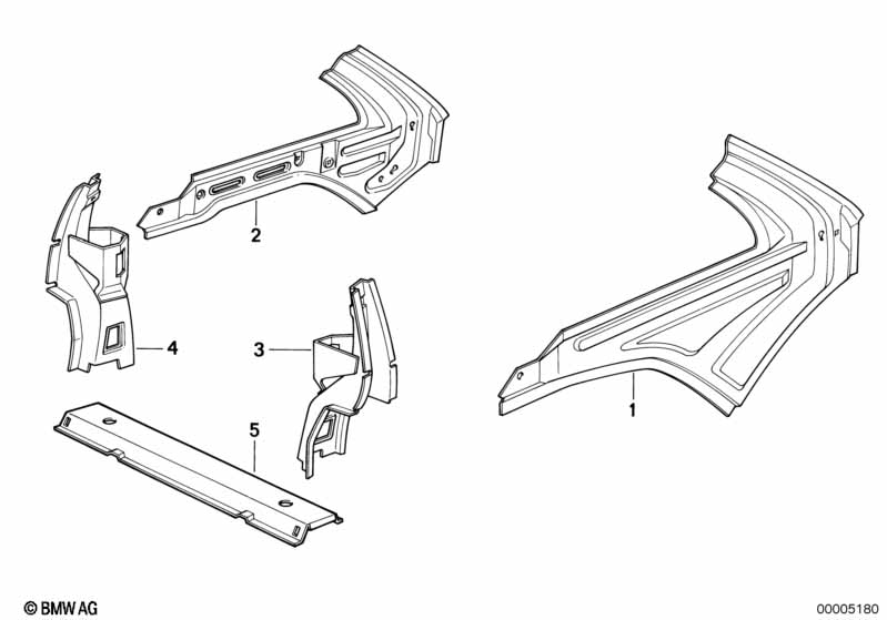 Боковые панели багажника/Внутр