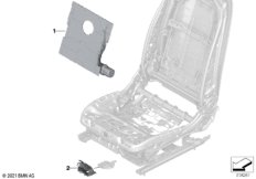 Переднее сиденье, функции комфорта