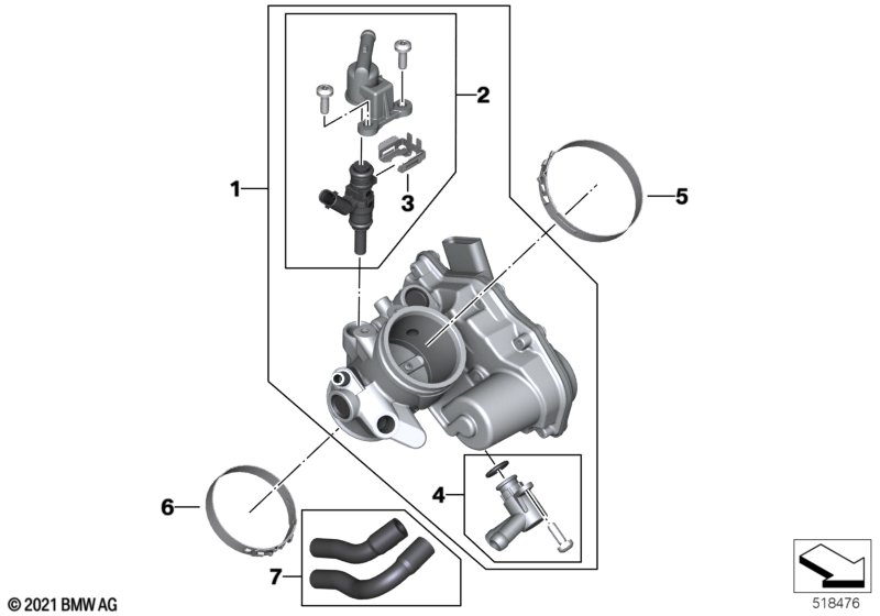 Дроссельная заслонка и управление