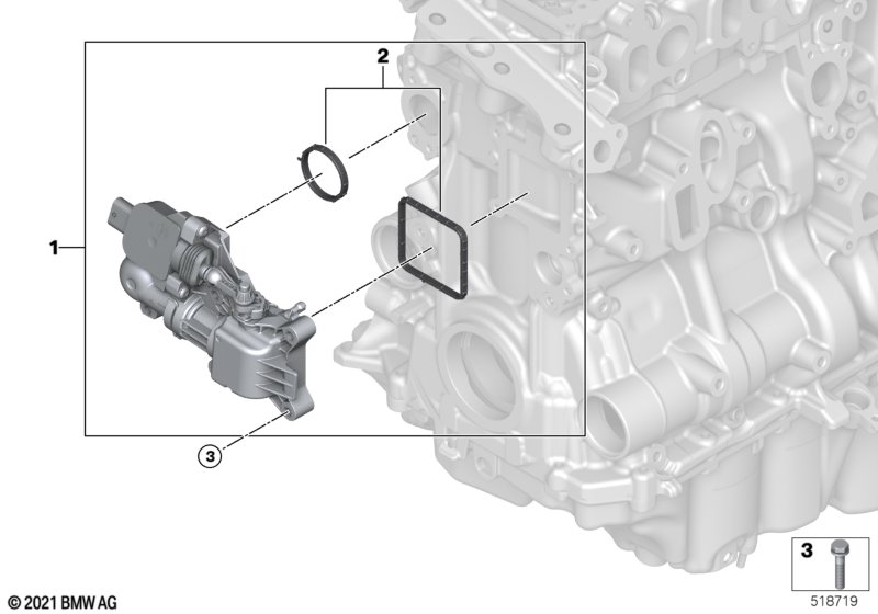 Система охлаждения - переключ.заслонка