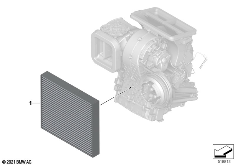 Фильтр вентиляции салона