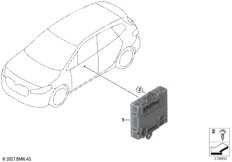 Блок управления двери стороны водителя