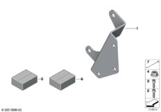 Элементы крепления жгута проводов