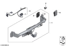 Тягово-сцепн.устр-во откидное электрич.