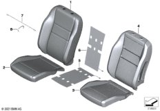 Набивка и обивка базового сиденья Пд