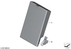 Задн.сид., средн.подлокотник баз.сиденья