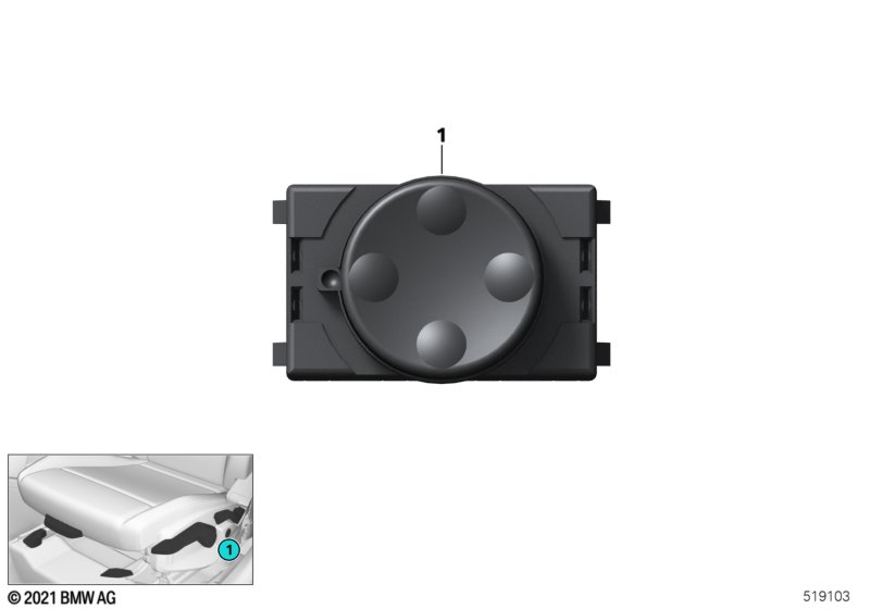 Переключатель поясничной опоры