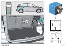 Реле крышки горл.топл.бака / прицепа K14