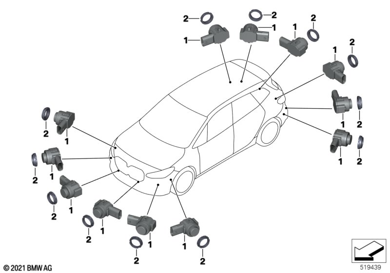 Сист.контр.дист.при парковке (PDC/PMA)