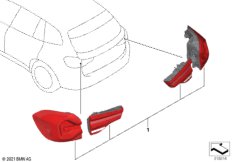 Компл.дооснащ.блока Зд фонарей Facelift