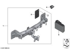 Тягово-сцепн.устр-во откидное электрич.