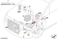 Кабель питания, основной жгут проводов