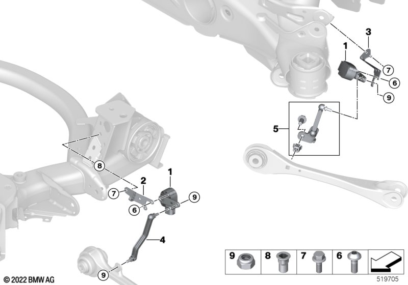 Датчик регулировки угла наклона фар