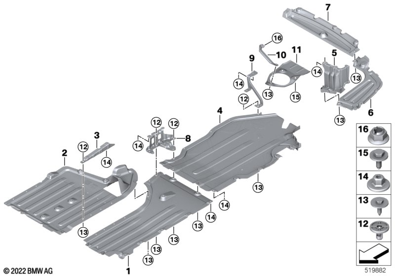 Облицовка днища кузова