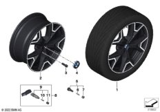 BMW л/с диск с Y-обр.спицами 881 - 18"
