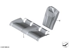 Обивка Individual заднего баз.сиденья