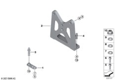 Крепление КПП