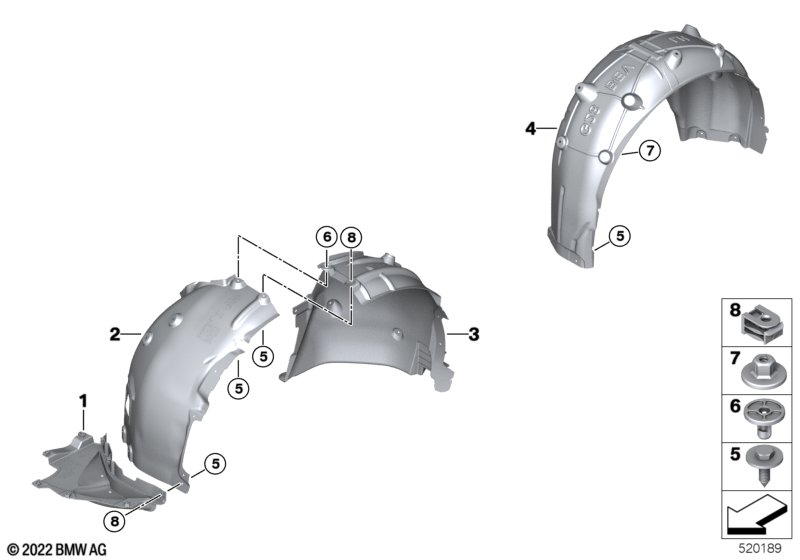 Защитный кожух колесной ниши