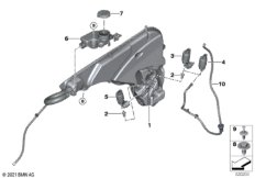 Детали бачка стеклоомывателя