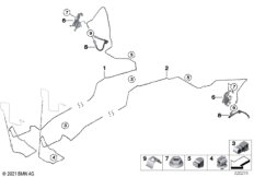 Трубопровод тормозного привода Зд
