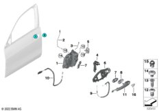 Система замков передней двери