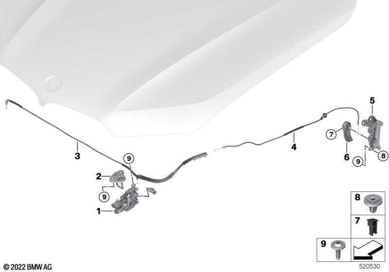 Система замков капота
