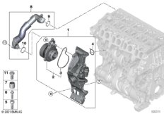 Система охлаждения-насос ОЖ