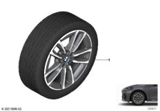 BMW л/с диск M сдвоенн.спицы 834M - 17"