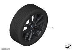 BMW л/с диск M, Y-обр.спицы 859M - 19"