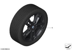 BMW л/с диск M сдвоенн.спицы 871M - 19"