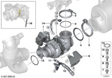 Турбонагнетатель со смазкой