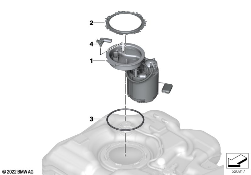 Топливный насос/датчик уровня наполнения