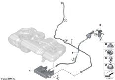 Фильтр с акт.углем/вентил.с.подачи топл.