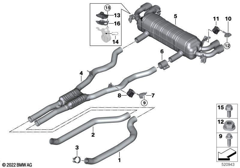 Система выпуска ОГ Зд