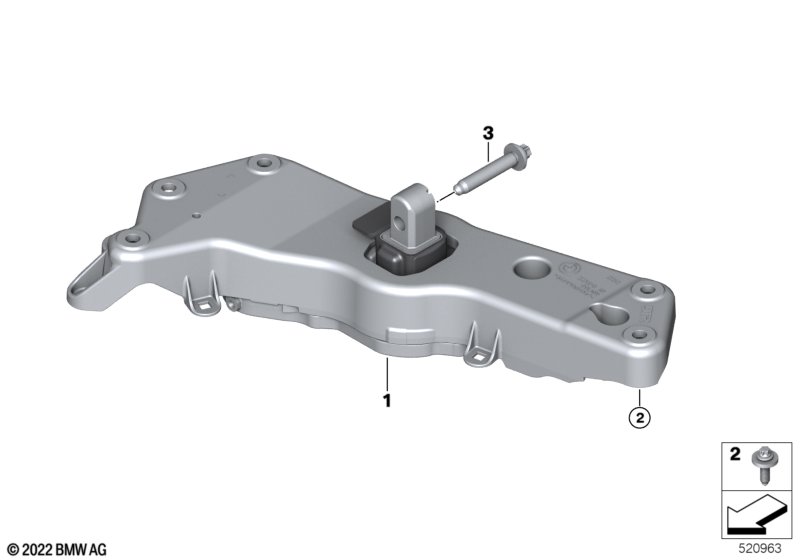 Крепление КПП