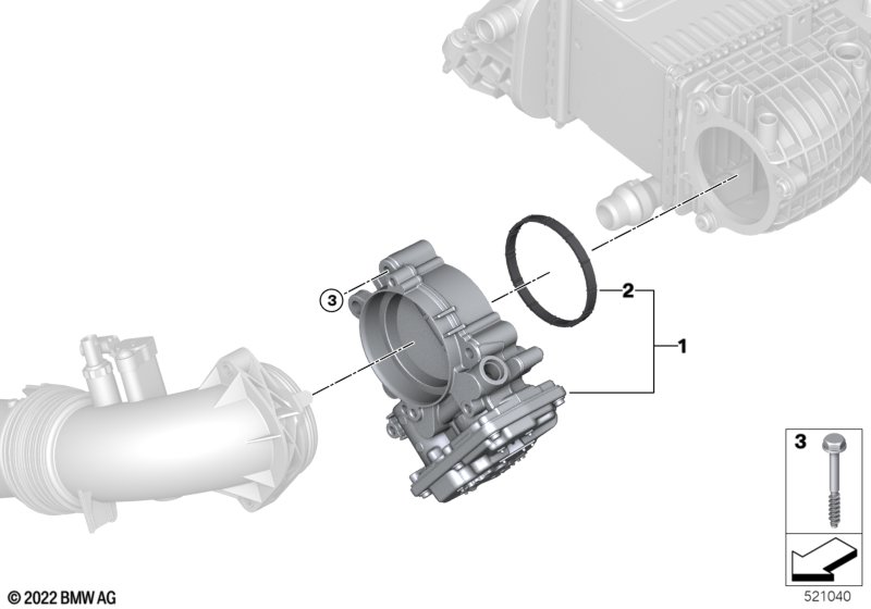 Корпус дроссельной заслонки