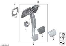 Педальный механизм АКПП