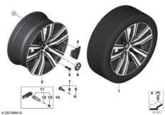 BMW л/с диск Aerodynamik 904 - 19"
