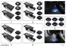 Дверной светодиодный проектор