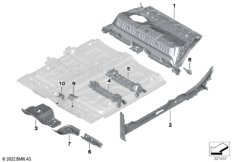 Перегородка баг.отделение/детали днища