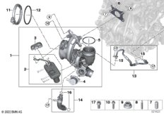 Турбонагнетатель со смазкой