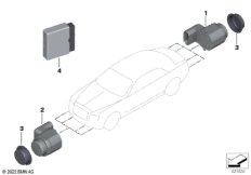 Сигнализация авар.сближен.при парк.(PDC)