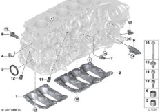 Блок цилиндров/дополнительные элементы