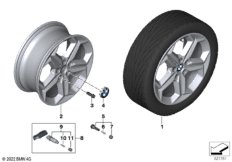 BMW л/с диск звездообр.спицы 865 - 18''