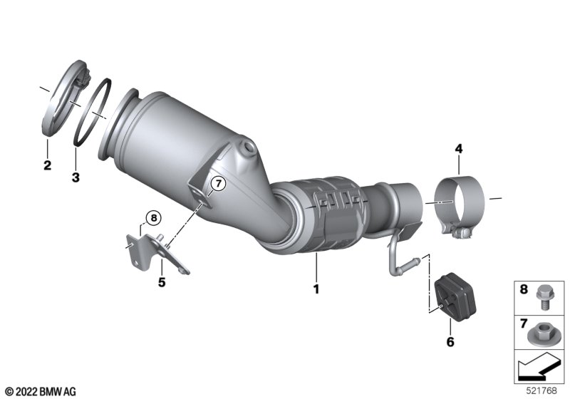 Катализатор рядом с двигателем